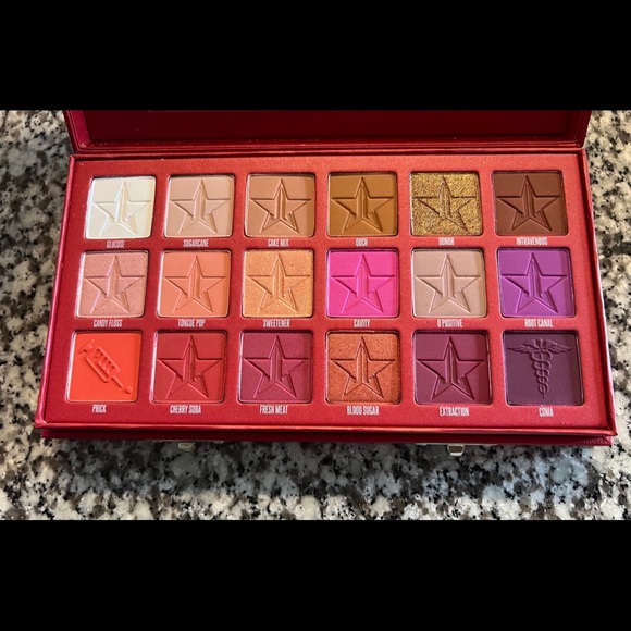Jeffree Star Other - Jeffree Star Cosmetics Blood Sugar Eyeshadow Palette